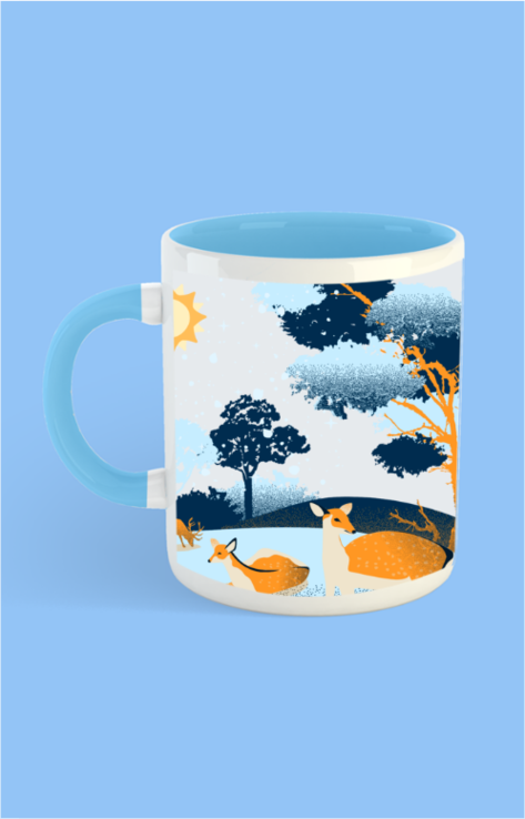 Coffee Cup Nature Design