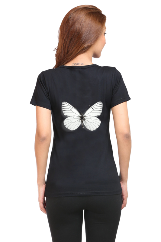 Stylish and Trendy Butterfly Print  Women's T-Shirt